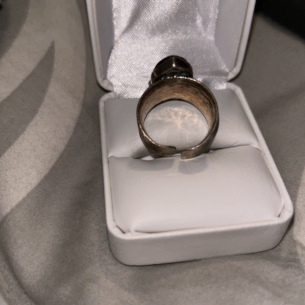 Sterling silver ring adjustable - Picture 2 of 2